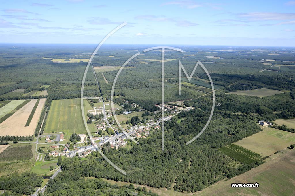 Photo arienne de Mntrol-sur-Sauldre
