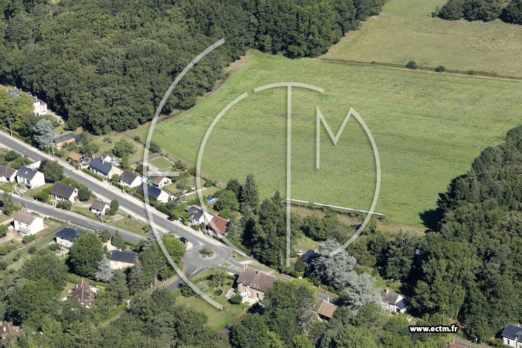 Photo arienne de Nouan-le-Fuzelier