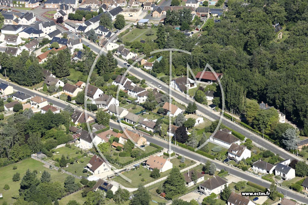 Photo arienne de Nouan-le-Fuzelier