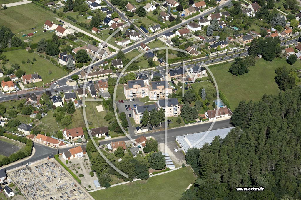 Photo arienne de Nouan-le-Fuzelier (Nord)