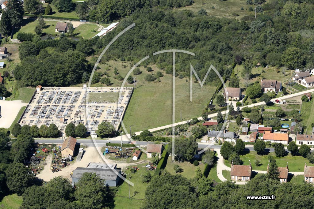 Photo arienne de Pierrefitte-sur-Sauldre