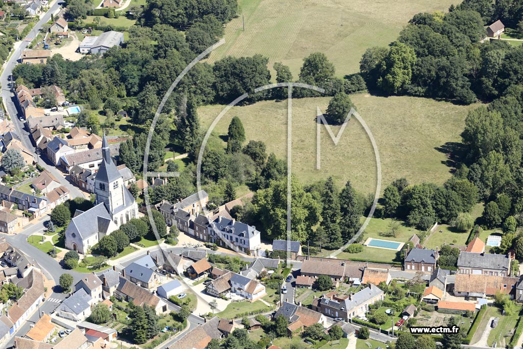 Photo arienne de Pierrefitte-sur-Sauldre (Centre)