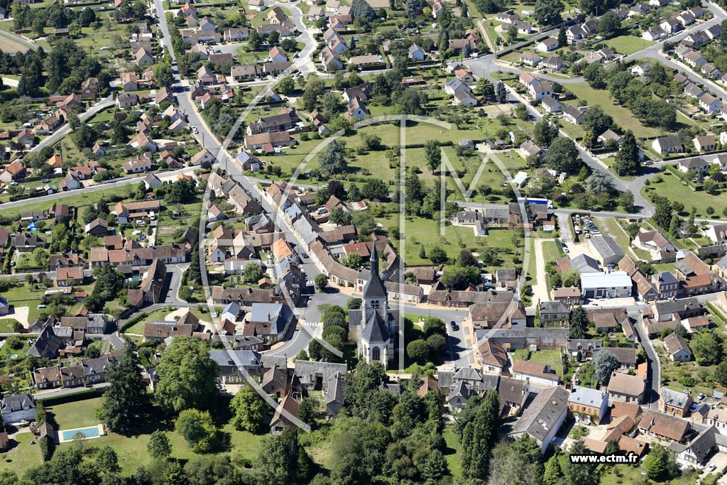 Photo arienne de Pierrefitte-sur-Sauldre (Centre)