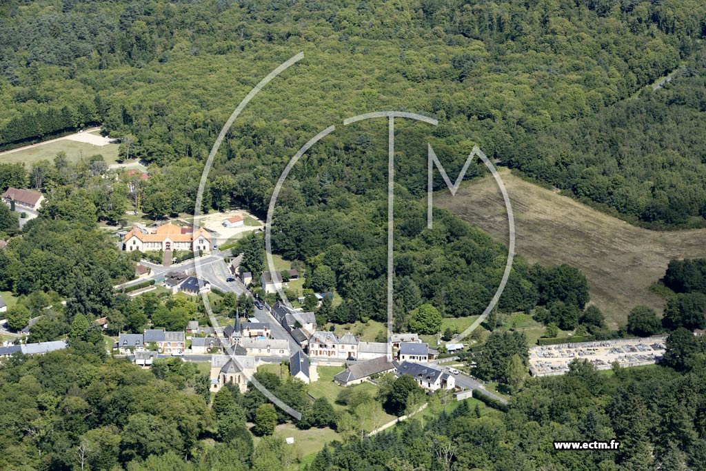 Photo arienne de Presly