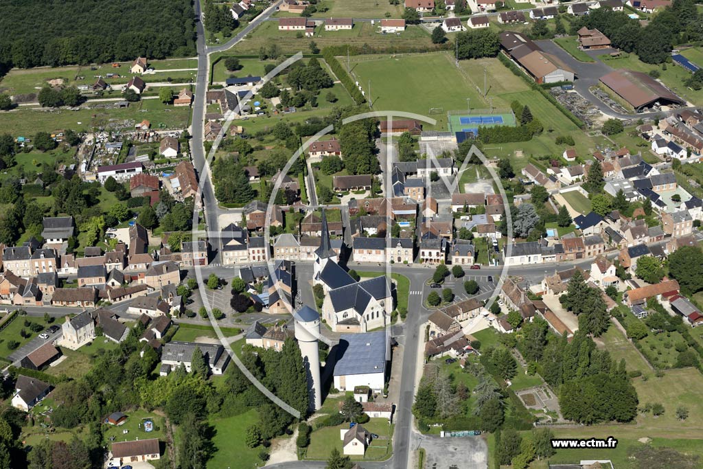 Photo arienne de Saint-Vitre (Centre)
