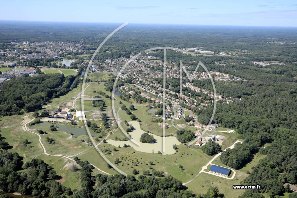 Photo arienne de Salbris (la Maltourne - Courcelles)