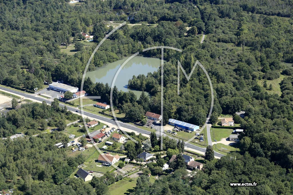Photo arienne de Salbris (la Sauldraie)