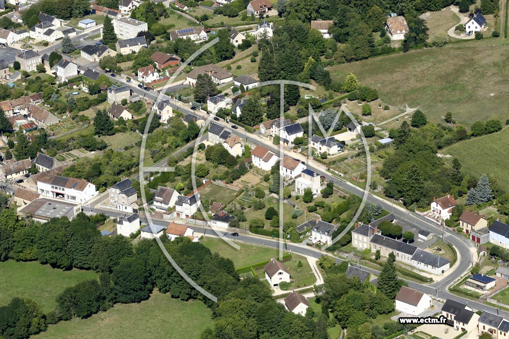 Photo arienne de Vailly-sur-Sauldre