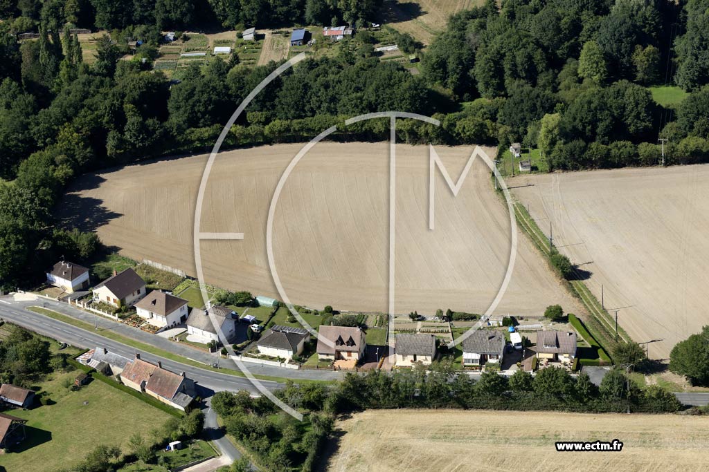 Photo arienne de Vailly-sur-Sauldre