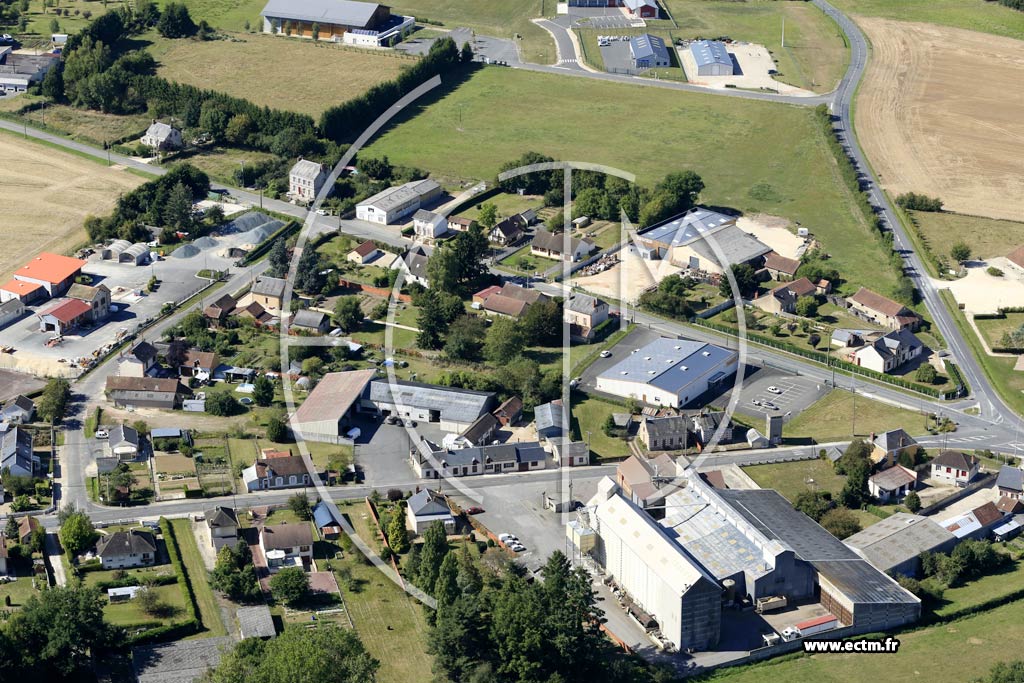 Photo arienne de Vailly-sur-Sauldre