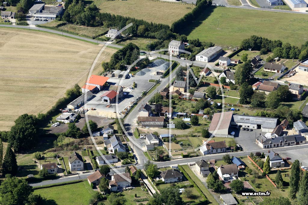 Photo arienne de Vailly-sur-Sauldre