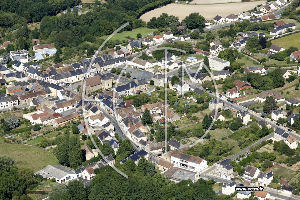 Photo arienne de Vailly-sur-Sauldre (Centre)