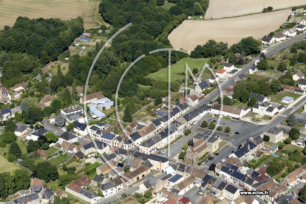 Photo arienne de Vailly-sur-Sauldre (Centre)