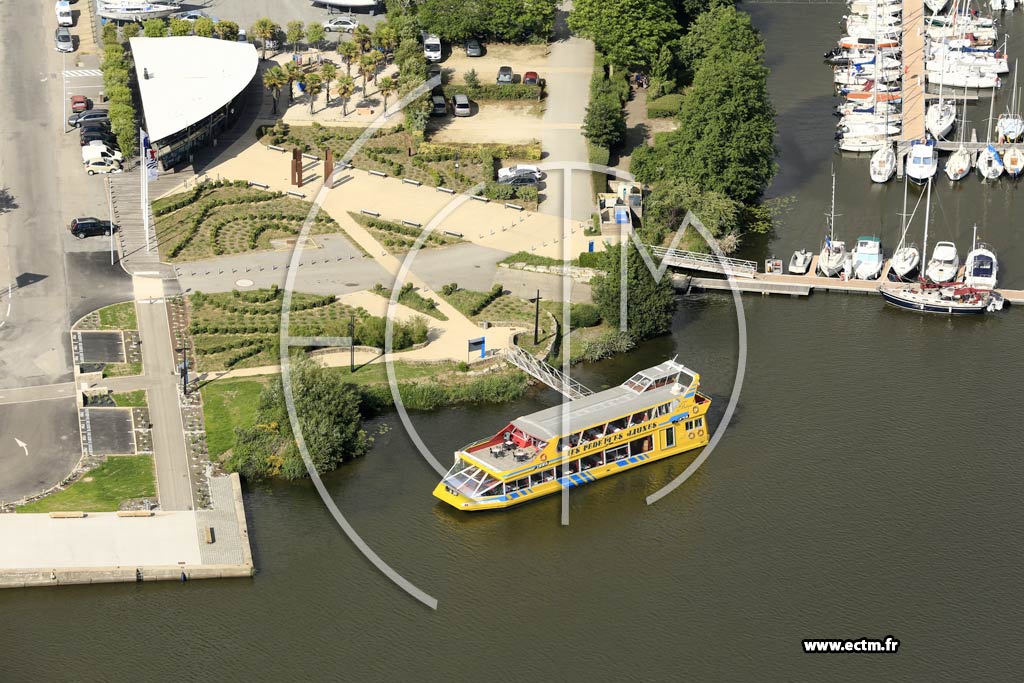 Photo arienne de Arzal (le Barrage)