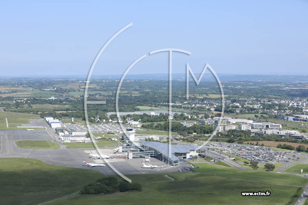 Photo arienne de Brest (Aeroport)