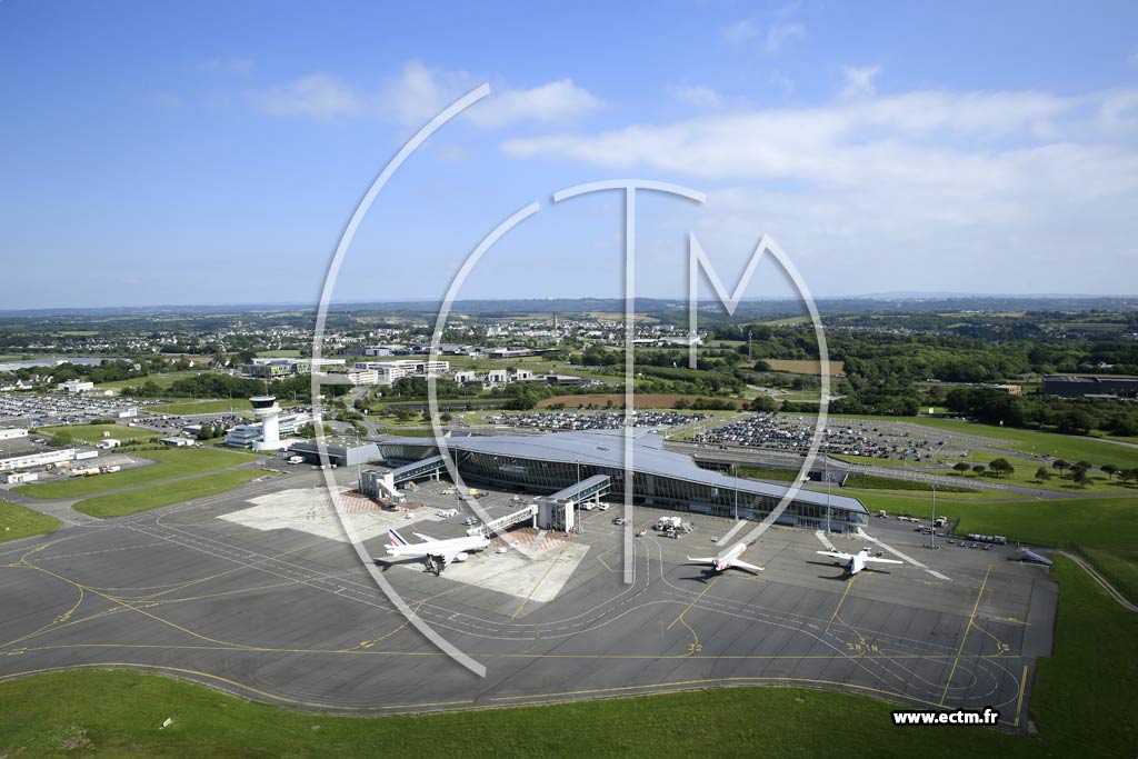 Photo arienne de Brest (Aeroport)