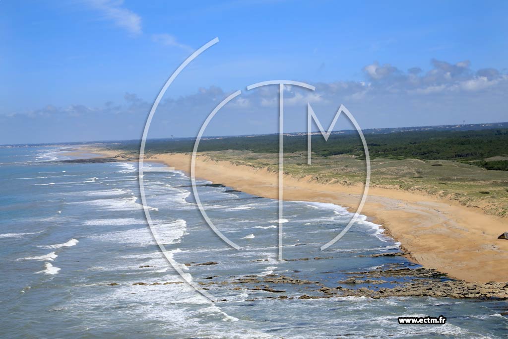 Photo arienne de Olonne-sur-Mer (Plage des Grands Cheveaux)