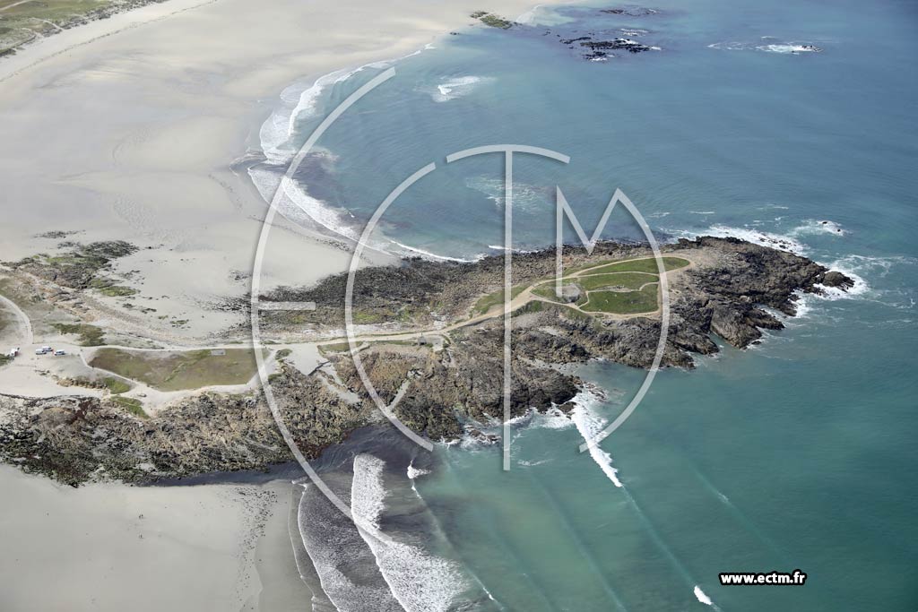 Photo arienne de Plomeur (Pointe de la Torche)