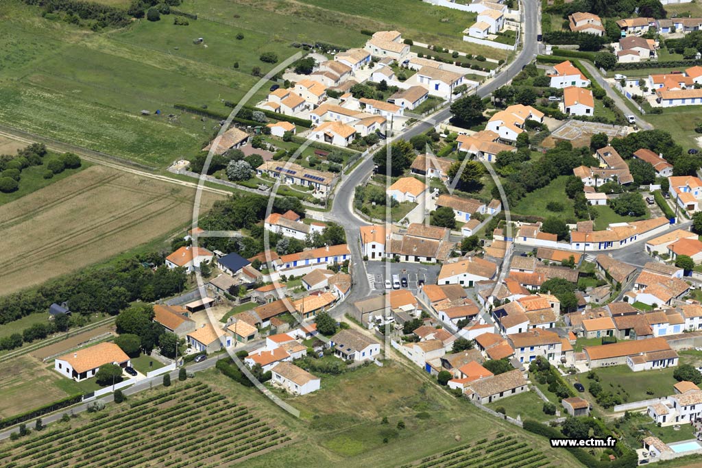 Photo arienne de Saint-Denis-d'Olron (La Gautrie)