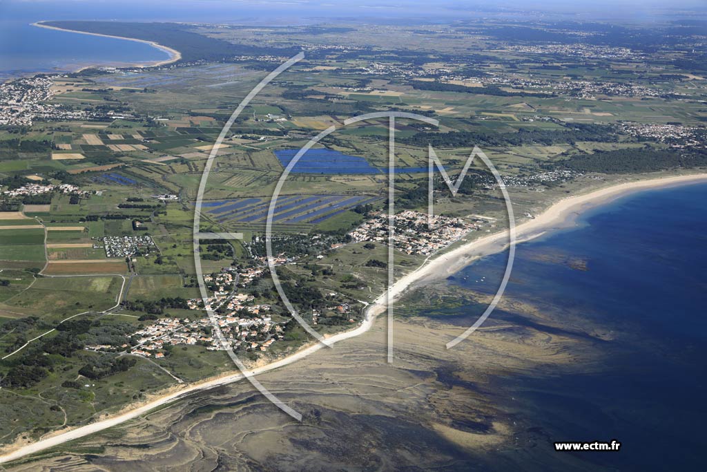 Photo arienne de Saint-Denis-d'Olron (Les Trois Pierres)