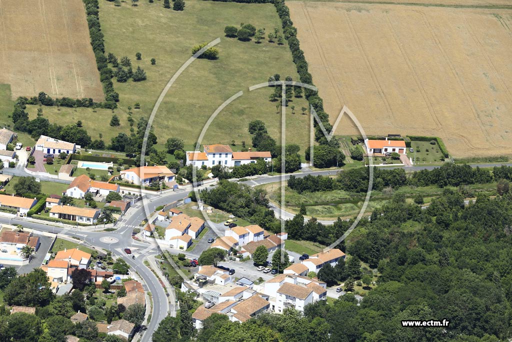 Photo arienne de Saint-Georges-d'Olron (Chray)