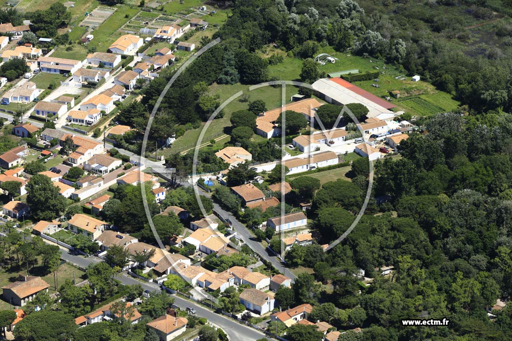 Photo arienne de Saint-Georges-d'Olron (Domino)