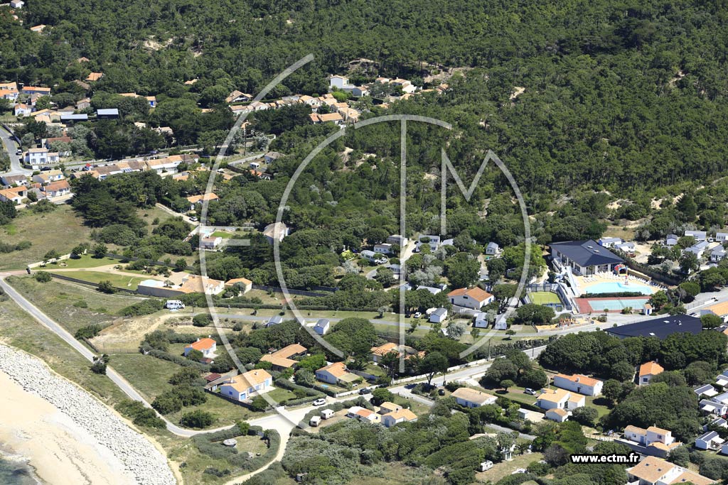 Photo arienne de Saint-Georges-d'Olron (L'Anse des Pins)