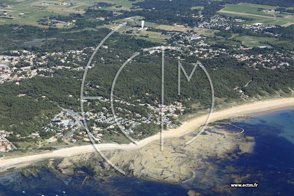 Photo arienne de Saint-Georges-d'Olron (L'Anse des Pins)