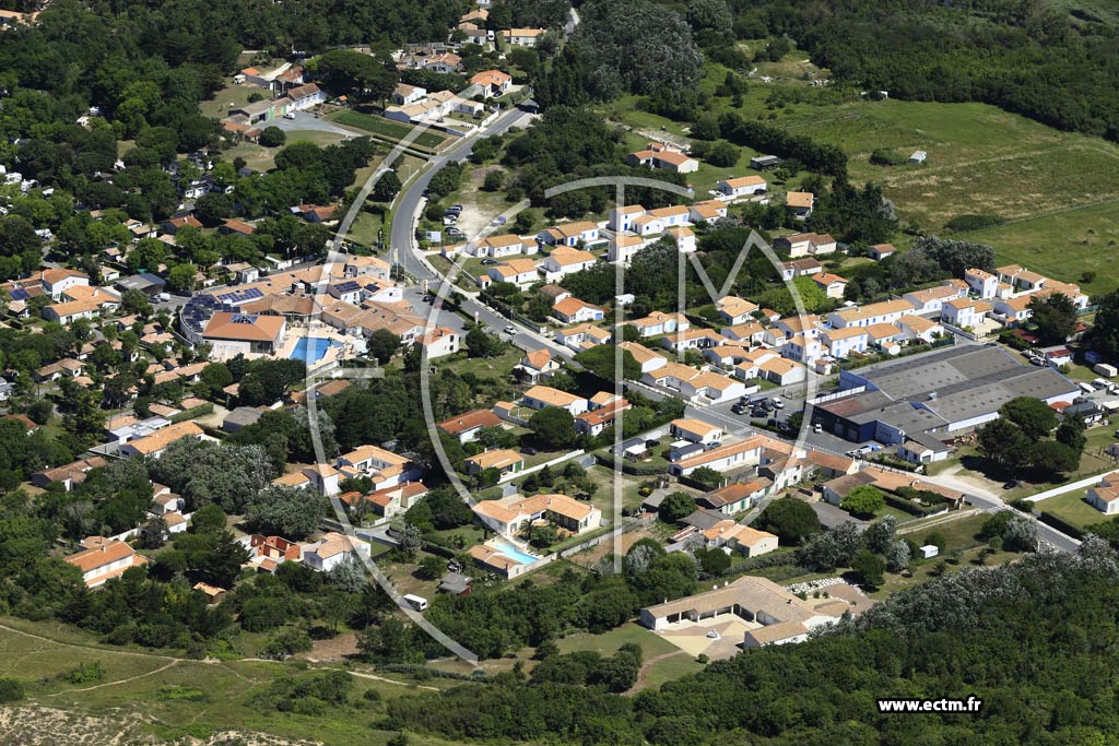 Photo arienne de Saint-Georges-d'Olron (Les Gros Joncs)