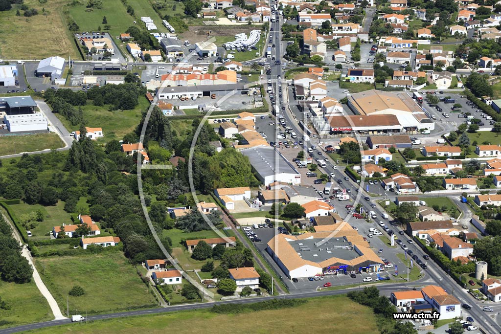 Photo arienne de Saint-Pierre-d'Olron