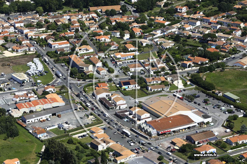 Photo arienne de Saint-Pierre-d'Olron