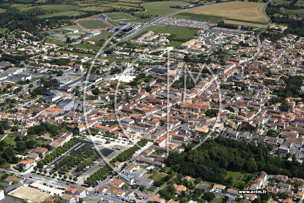 Photo arienne de Saint-Pierre-d'Olron