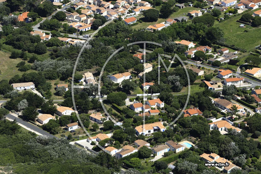 Photo arienne de Saint-Pierre-d'Olron (La Biroire)
