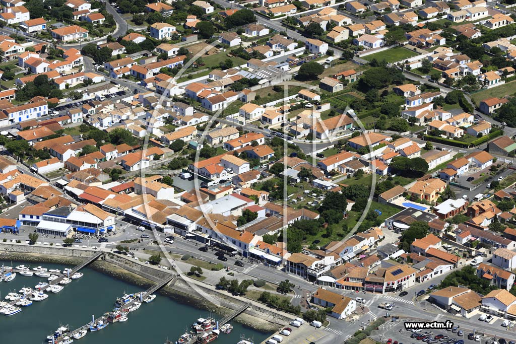Photo arienne de Saint-Pierre-d'Olron (La Cotinire)