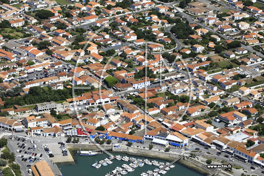 Photo arienne de Saint-Pierre-d'Olron (La Cotinire)