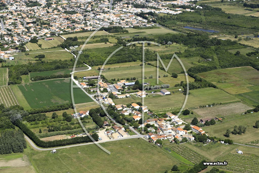 Photo arienne de Saint-Pierre-d'Olron (La Mchinire)