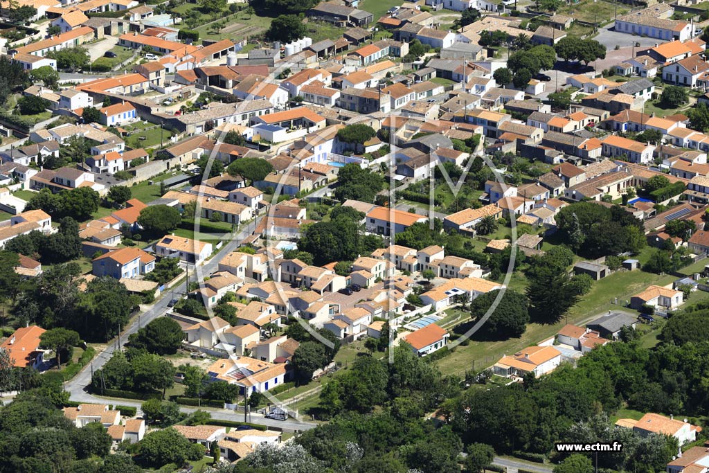 Photo arienne de Saint-Pierre-d'Olron (La Menounire)