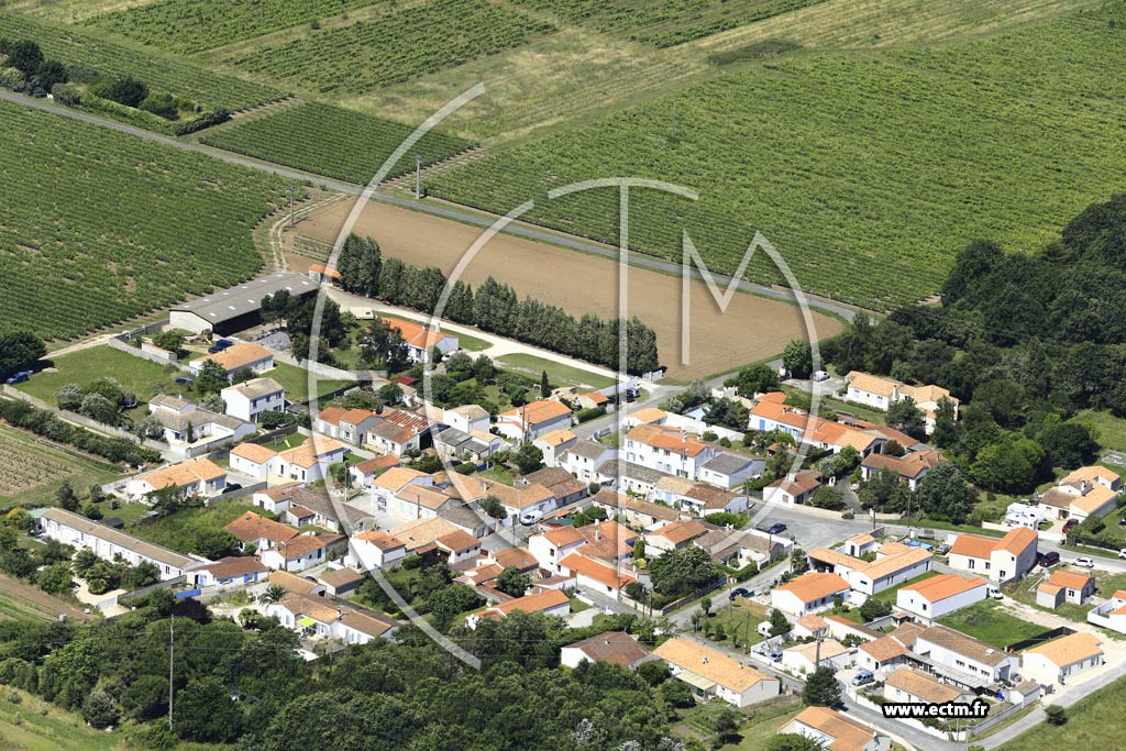 Photo arienne de Saint-Pierre-d'Olron (La Valinire)