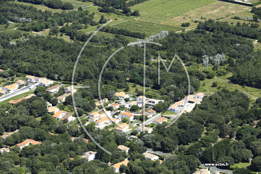 Photo arienne de Saint-Pierre-d'Olron (Matha)