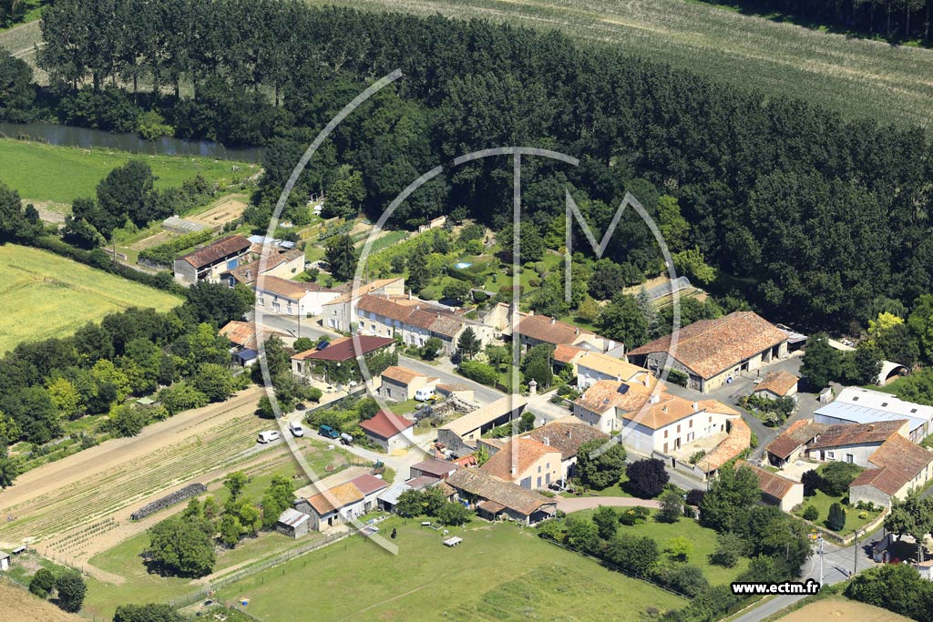 Photo arienne de Chiz (L'Ile)