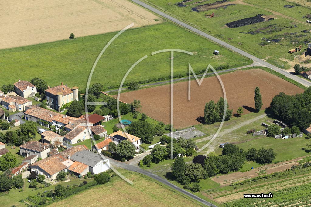 Photo arienne de La Villedieu (La Bouchollerie)