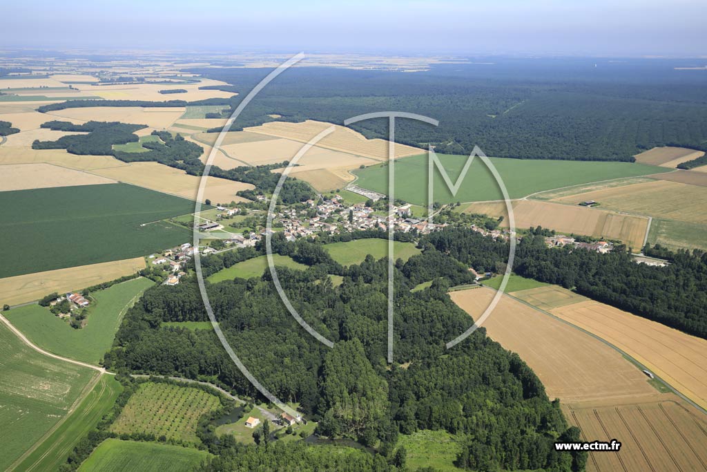 Photo arienne de Saint-Sverin-sur-Boutonne