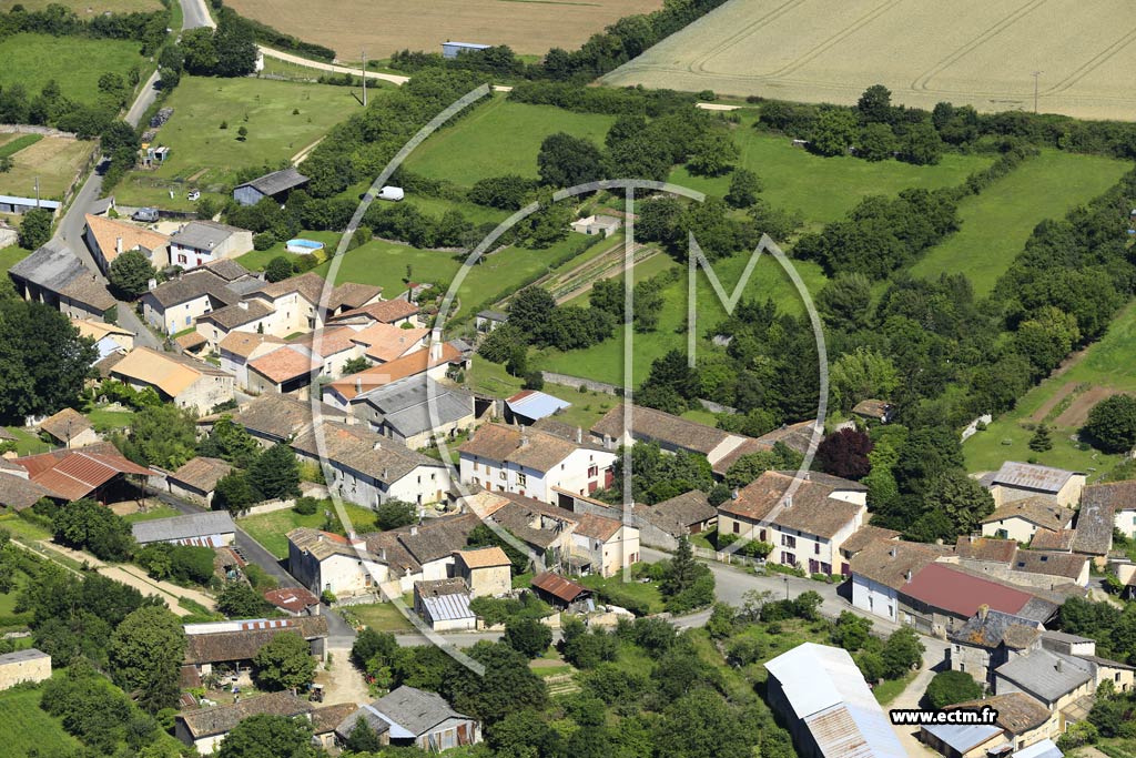 Photo arienne de Exoudun (Bagnault)