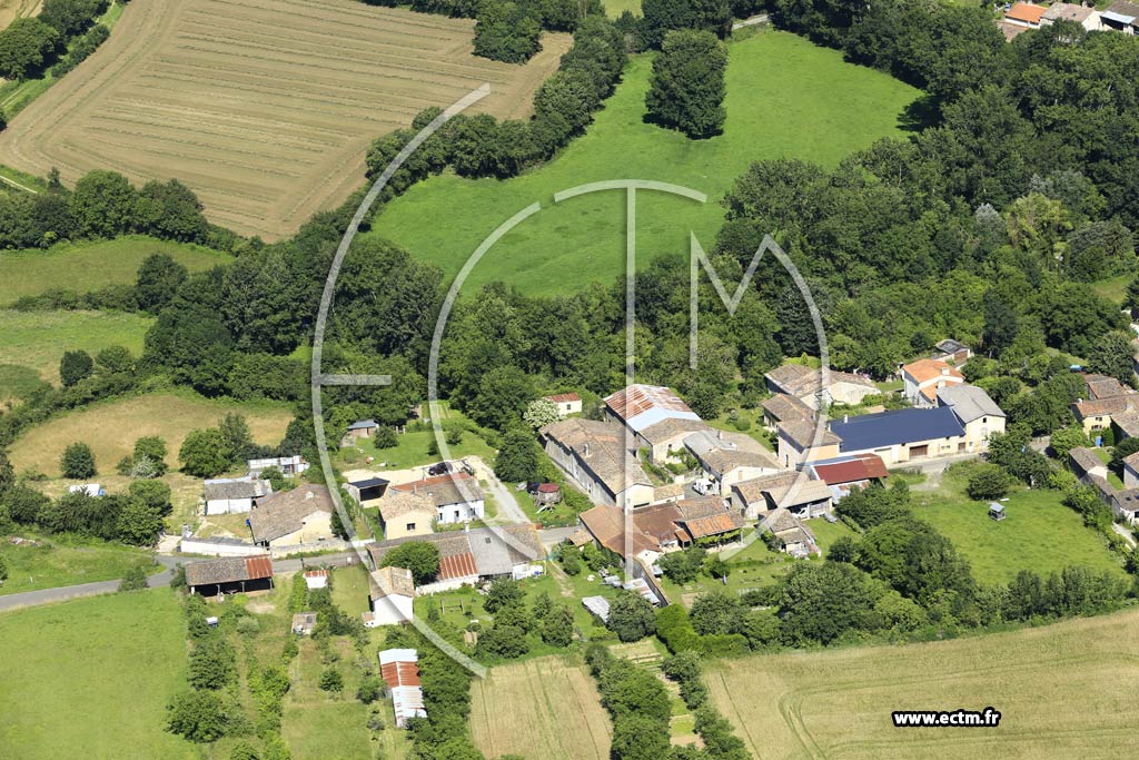 Photo arienne de Exoudun (Bagnault)