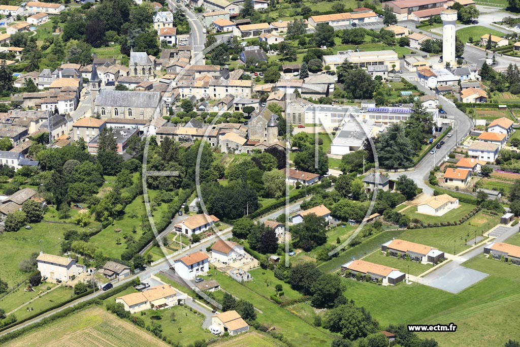 Photo arienne de Mnigoute