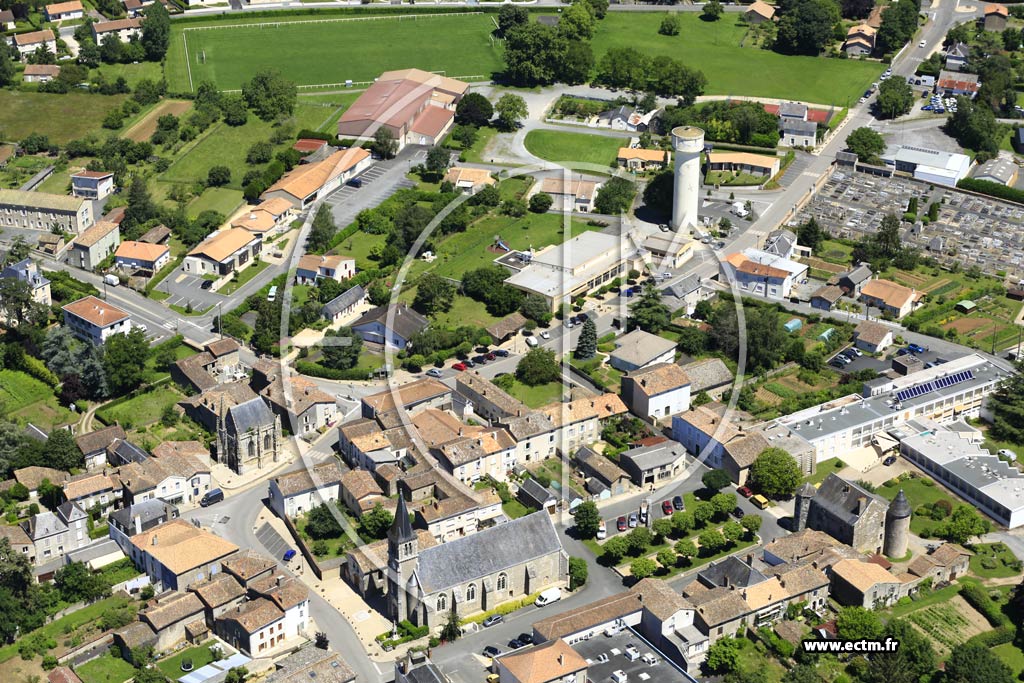Photo arienne de Mnigoute