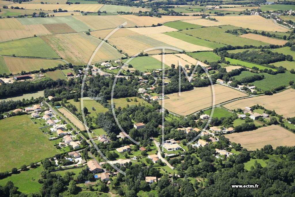 Photo arienne de Nanteuil