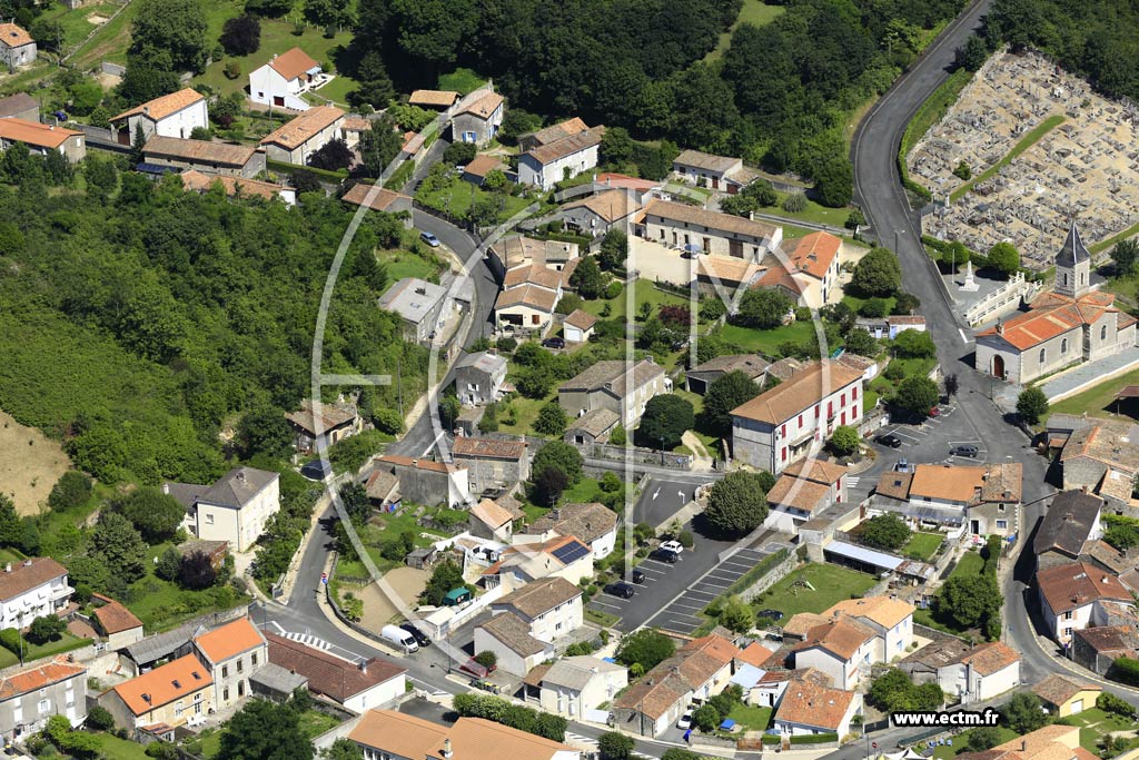 Photo arienne de Nanteuil