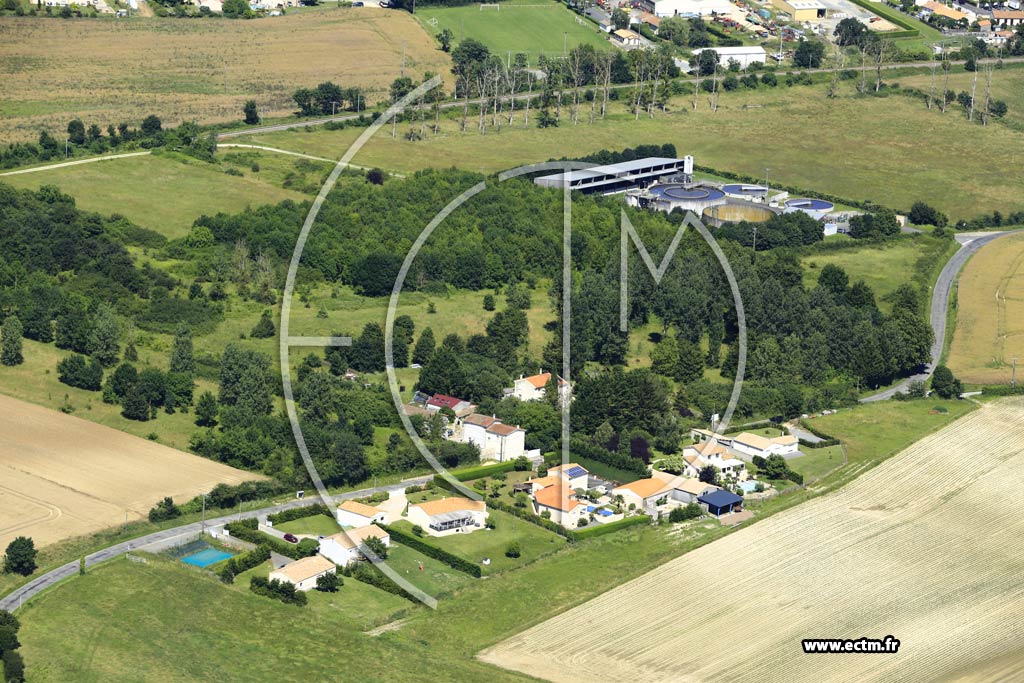 Photo arienne de Nanteuil (Charnay)