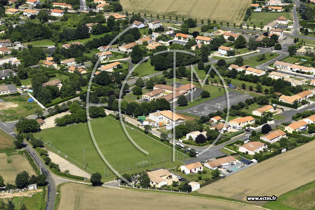Photo arienne de Saint-Martin-de-Saint-Maixent